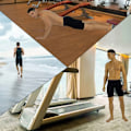 Miniatyrbild 5 av 8: Kompressionstights med hög elasticitet, sval, snabbtorkande, andningsbar, herr, sportsshorts för träning, löpning, ridning, svart, XXL