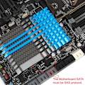 Miniatyrbilde 6 av 7: SFF-8482 datamaskinkabelkontakter SAS til SATA 22-pins harddisk-raidadapter med 15-pinners strømport