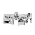 Miniatyrbillede 6 af 8: Snap On Bias Tape Fod Justerbar Q235 stål lavt skaft Bias Binder trykfod til tynde stoffer