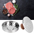 Miniatyrbillede 4 af 8: 304 rustfrit stål husholdnings hamburgerpresse Patty Maker Formfremstillingsværktøj Køkkentilbehør