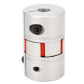Miniatyrbild 3 av 8: Plum flexibel axelkoppling D40 L65 ID 12mm 6500rpm Hög vridning Aluminiumlegering Plum flexibel koppling