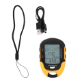 Miniatyrbillede 1 af 8: Håndholdt GPS-navigationsmodtager med USB genopladelig digital højdemåler og barometer