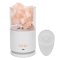 Miniatyrbillede 2 af 8: Projektor Salt Lampe Bluetooth Højttaler Fjernbetjening Dekorativ Projektion Salt Nat Lys til Soveværelse Kontor Hvid