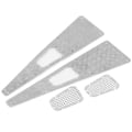 Miniatyrbilde 4 av 8: Metallglideplate sider RC-oppgraderingsdeler Tilbehør Passer til Traxxas TRX4 1/10 RC-bil