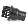 Miniatyrbillede 5 af 8: Vandpumpe Fodventil Sort PVC Lavtryk Flad Tilbageslagsventil til Fluid Maskine(3in)