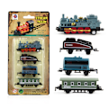 Miniatyrbild 1 av 8: Simuleringsleksak Retro Ånglok - Dra tillbaka och simulera ånglokmodell för pojkar och flickor