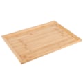 Miniatyrbilde 4 av 8: Husholdning Kjøkken Rektangulær Bambus Matserveringsbrett Tebrett For Grillmat Snacks KakeL 44.3x32.3x2.2cm