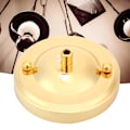 Miniatyrbillede 5 af 8: 2 stk. Jern Loftslampe Baldakin Krog Lysekrone Pladeholder Dekoration DIY Montering Tilbehør Guld