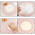 Miniatyrbillede 4 af 5: Ekstra Tyk Silikon Bagemåtte med Mål - Non-Stick Bagemåtte til Fondant, Dejrulning, Ovnforing og Tærtebunde