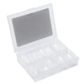 Miniatyrbillede 1 af 8: 120 stk. Dual System Form Extension Falske Negle Tips Neglekunst Tips UV Gel DIY 12 Størrelser med Linjer