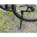 Miniatyrbillede 1 af 5: Aluminiums cykelstøtteben med unbrakonøgle og cykelklokke, universal justerbar støttefod til 24-27 tommer cykel