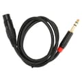 XLR hun til TRS kabel 3-pin XLR til 6,35 mm TRS Audio Stereo Stik Kabel 1 m til musik