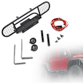 Pikkukuva 5 / 8: Metallinen etupuskuri Land Rover Defender SCX10 D90 D110 1/10 RC Automalli Lelutarvikkeetmusta