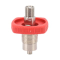 Miniatyrbillede 7 af 8: CO2 Tank Connector Rød Firkantet G5/8 til 1/4 Bspp Rustfrit Stål CO2 Tank Connector til Udskiftning