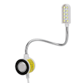 Pikkukuva 7 / 8: LED-ompelukonevalo, jossa 10 kpl siruja, varsi sorvin työlamppu EU-pistoke 110-250 V