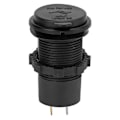 Miniatyrbillede 4 af 8: Bil USB-portlader QC4.0 PD-grænseflade Hurtigopladning 12-24V 60W med blå terminal til RV-både Motorcykler Oplader med 20cm/7.9in kabel