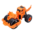 Miniatyrbillede 1 af 3: Dinosaur Børnelegetøj Dinosaur Ingeniørkøretøj Legetøj Bulldozer Gaffeltruck Model Legetøj Gaveuddeling Udsalg Zekai Orange