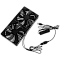 Miniatyrbilde 2 av 2: Dobbel USB Vifter USB Datamaskin Vifte Liten Datamaskin Vifte USB Kjølevifte Datamaskinkabinet Vifter_SZXM