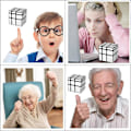 Miniatyrbilde 4 av 5: Mirror Cube Puslespill, Super Speedcubing Magic Cube Glatt 3D Puslespill Magic Cube Profesjonell