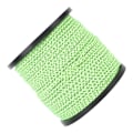 Pikkukuva 7 / 8: Heijastava retkeilyköysi, tekstuuripunonta, 164 jalkaa, 4 mm polyesteriä, laskuvarjohyörynaru matkustamiseen, patikointiin, reppuretkeilyyn, fluoresoiva vihreä