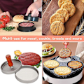 Miniatyrbild 5 av 5: Perfekta hamburgerpapper i pergament - Non-stick, runda pergamentpapper för perfekta hamburgare, cheeseburgare, biffar - vaxpapper, bakpapper