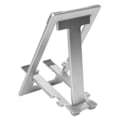 Miniatyrbillede 6 af 8: Telefonholder Foldbar Bordstativ Aluminiumlegering Bærbar til Hjemmekontor Sølv