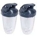 Miniatyrbilde 6 av 8: 24OZ gjennomsiktig blenderkoppbeholder lokksett erstatning passer for 600W/900W juicer