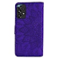 Miniatyrbillede 2 af 5: Wallet Case til Samsung Galaxy A33 5G Premium PU Læder Flip Cover Mandala Lilla