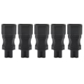 Miniatyrbild 1 av 8: 5 st IEC320 C14 till IEC320 C7 power IEC320 C14 till C7 nätsladdadapterkontakt för power UPS PDU-server