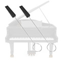 Miniatyrbilde 5 av 7: 4 stk Gummi kileformet mute sett Piano tuning mute keyboard vedlikehold instrument tilbehør