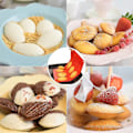 Miniatyrbillede 3 af 4: 1 stk. 9 Hullers Silikone Madeleine Form til Kage, Chokolade, Budding, Mousse, Konditorform, DIY, BPA Fri (Tilfældig Farve)