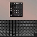 Pikkukuva 4 / 5: GMK26 Bluetooth-mekaaninen näppäimistö Win/Mac-käyttöjärjestelmille, tukee QMK/VIA-ohjelmistoa, musta