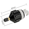 Miniatyrbild 2 av 5: 2025 Lämplig Kajakadapter, Kajakpumpadapter Uppblåsbar Munstycksventiladapter Uppblåsbar Kajak Luftpump Conv