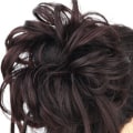 Miniatyrbilde 7 av 8: Rotete bolle Hårstykke Hårbolle Scrunchies Naturlig Fluffy Elegant Extension Krøllet Bølget Chignon for kvinner Updo Hårpynt
