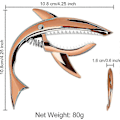 Miniatyrbillede 2 af 5: Guitar Capo Zinklegering Metal Fjeder Capo (Rose Gold)