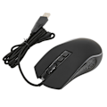 Miniatyrbillede 4 af 8: Gaming mus USB2.0 4 justerbar DPI RGB baggrundsbelyst ergonomisk design optisk sensor bærbar mus til spil kontor hjem sort