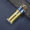 Miniatyrbillede 5 af 8: Glas gennemsigtig te flaske bærbar te vand flaske te og vand separation flaske blå