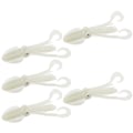 Miniatyrbilde 4 av 8: 5 stk blekksprut lokke bløt lysende blekksprut trolling agn for saltvann havfiske ca. 18 cm / 7,1 tommer