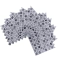 Miniatyrbilde 4 av 5: Fliser 30x30cm, 1 stk 3D Selvklebende Veggfliser Selvklebende Bakplatefliser Kjøkken Veggklistremerker Selvklebende Fliser Baderomsveggdekke - Damask Grå
