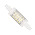 Miniatyrbild 4 av 8: R7s LED-lampa 80 mm 5 W dubbeländad strålkastare med 60 LED 6000 K vitt ljus majsbelysning för utbyte 220 V