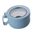 Miniatyrbillede 4 af 8: Isoleret skål lækagesikker 304 rustfrit stål indvendig termisk suppe skål med håndtag til nudel Bento 850ml blå