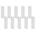 Miniatyrbillede 7 af 8: 10 stk. Aluminium flad forbindelsesplade flad lige reparationsforbindelsesplader 2020-3 hul
