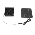 Miniatyrbild 2 av 8: Solpanel fläktkit monokristallint kisel 2200RPM solcellsfläkt med skyddande lock för växthus