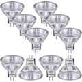 Miniatyrbild 1 av 5: 10 st Volframhalogenlampor 12V Lågspänning MR16 Kvarts Halogen Spotlight Lampor (35W)