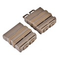 Miniatyrbild 7 av 8: Plastmagasinfodral Set Holster för Molle System Väst Utomhus Jakt Camping (Tan)