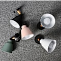 Miniatyrbillede 3 af 3: Moderne indendørs væglampe skandinavisk design i træ og jern, væglampe til soveværelse sengekant stue dekoration badeværelse køkken vægdekoration, E