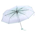 Miniatyrbillede 1 af 5: 1PC Transparent Folde Paraply Moderigtigt Prinsesse Paraply Cherry Blossom # Lysegrøn