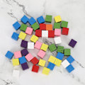 Miniatyrbild 4 av 8: 2 set färgade block set furu trä barn geometri upplysning tidig utbildning leksak 50 st färgade block 15 mm