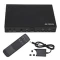 4K 60Hz HD Multimedia Interface Switch Splitter 4K 3D 1080P HDCP2.2 HDR 10 2x2 HD Multimedia Interface Switcher 100‑240V UIK Plug
