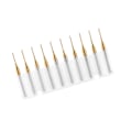 Miniatyrbillede 3 af 8: 10 stk. Titanium Coat Tungsten Carbide End Mill Gravering Bits Fræser 3.175mmx1mm